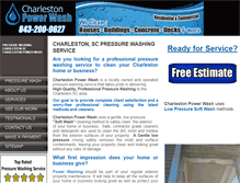 Tablet Screenshot of charlestonpowerwash.com